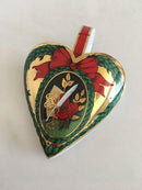 Royal Copenhagen Creating Moments 2008 Christmas Heart Hanging.