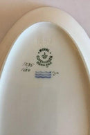 Royal Copenhagen Creme Svejfet med Guld (Stel 1235) Lille Ovalt fad No 1689