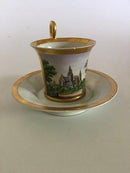 Royal Copenhagen Empire Cup mit Rosenborg-Motiv von 1820-1850