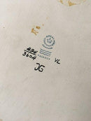 Royal Copenhagen Fayence Jeanne Grut Vegegrelief Nr. 494/3604 mit Undulationen.