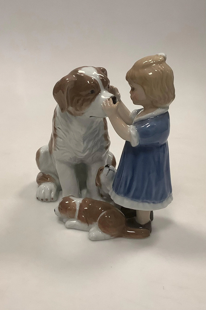 Antique Heubach St. Bernard Dog Figurine c.1909 - A Dogs Tale Collectibles
