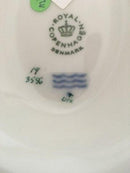 Royal Copenhagen Flora Danica Fischtopf mit fester Untertasse Nr. 19/3556