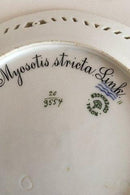 Royal Copenhagen Flora Danica Pierced Luncheon Plate No 3554 Antique Myosotis Stricta Link.