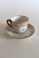 Royal Copenhagen Flora Danica Mokkatasse mit Untertasse Nr. 3618