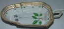 Royal Copenhagen Flora Danica Pickle dish with handle No 3544 or 344