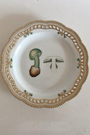 Royal Copenhagen Flora Danica/Fungi Large Pierced Dinner Plate No 381 old number 3574
