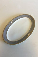 ロイヤルコペンハーゲン グレーマグノリアオーバルディッシュ No 375