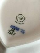 Royal Copenhagen Green Flower Leaf Dish No 1597