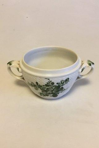 Royal Copenhagen Grüne Blume geschweißte Zuckerdose ohne Deckel Nr. 1680