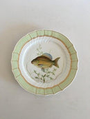 Royal Copenhagen Green Fish Plate No 919/1710 with Cyprinus Carassius