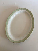Royal Copenhagen grün geschweißt große ovale Schale Nr. 1558