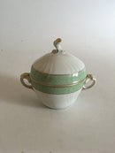 ロイヤルコペンハーゲン グリーンウェルテッド シュガーボウル（蓋付） No 1681