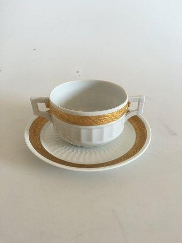 Royal Copenhagen Gold Fan Bouillon Tasse Nr. 11565
