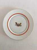 Royal Copenhagen Golden Horns with Orange Band Dinner Plate No 883/9586