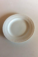 皇家哥本哈根白色Flora Danica PerleStel餐盘 3549