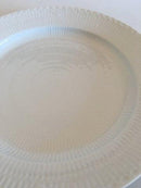 Royal Copenhagen Hvid Halvblonde Rundt Fad No 376