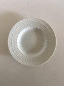 Royal Copenhagen Hvid Vifte Dyb Tallerken No. 11515