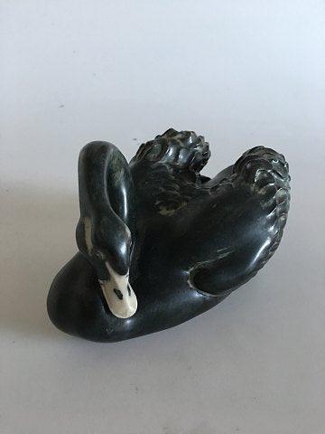 皇家哥本哈根Jeanne Grut炻器天鹅小雕像 No 22663