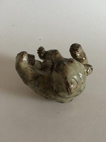 Royal Copenhagen Knud Kyhn Figur af Liggende Bjørn Figur No 20271