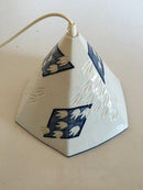 Royal Copenhagen Lamp with decoration in blue