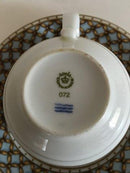 Royal Copenhagen Liselund Kaffekop med underkop No 72/No 73
