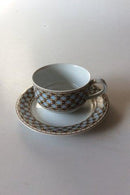 Royal Copenhagen Liselund Kaffekop med underkop No 84/No 85