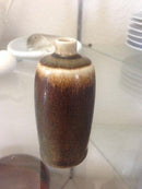 Royal Copenhagen Miniatur-Steinzeug-Vase von Nils Thorsson mit Hasenfell-Glasur Nr. 21393