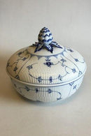 Royal Copenhagen Giant Punch Bowl in Blue Fluted Plain from 2000 for the Jubilee 1775-2000