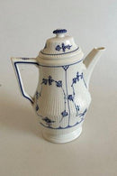 Royal Copenhagen Blaue geriffelte Kaffeekanne Nr. 2029