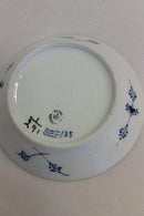 Royal Copenhagen Blue Fluted Plain Oyster Plate No 291