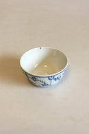 Royal Copenhagen Blaue kannelierte Zuckerdose ohne Deckel Nr. 239