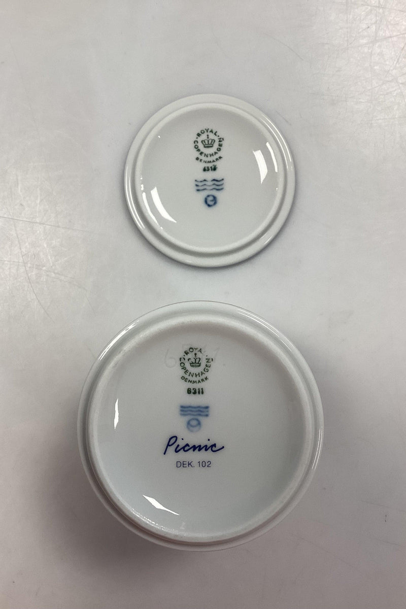 Royal Copenhagen Picnic Lågkrukke No. 6311/6312