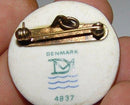 Royal Copenhagen Porcelain Brooch by Doreen Middleboe