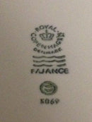 Royal Copenhagen Rødtop/Rødkant Spisetallerken No 3069