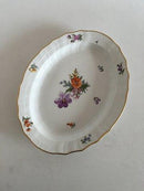 Royal Copenhagen Fuld Saksisk Blomst Ovalt Serveringsfad No 1556