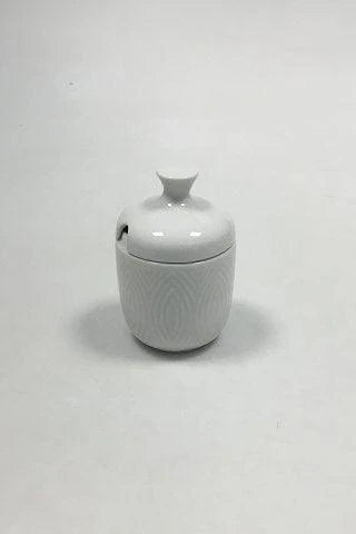 Royal Copenhagen Salto hvidt stel Sennepskrukke