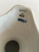 Royal Copenhagen Skærsommernatdrøm Oval Kageskål på Fod No 10033. Sart Rosa Tone.