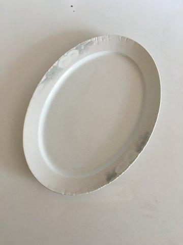 Royal Copenhagen Sommernachtstraum Oval Servierschale Nr. 375, Sart Pink Rim.