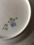 Royal Copenhagen No 93 White Half Lace w. Flowers and Gold Cake / Dessert Plate