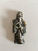 Royal Copenhagen Stoneware Relief Figurine of Japanese Monk with child. Glaze Trial