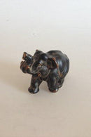 Royal Copenhagen Stoneware Elephant Figurine No. 20220