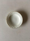 Royal Copenhagen Tradition Hvid Halvblonde m. Guld Kaviar Kuvertkål / Smør Kuvertskål No 504