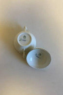 Royal Copenhagen Tradition White Half Lace w. Gold Sugar Bowl No 605