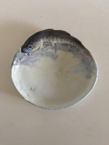 ロイヤルコペンハーゲン ウニカ ボウル クリスタルグレーズ 魚柄