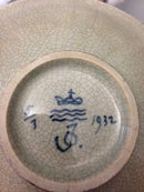 Royal Copenhagen Unika Skål med Fisk af Oluf Jensen fra 1932