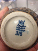 Royal Copenhagen Unika Stentøjsvase af Carl Hallier No 318