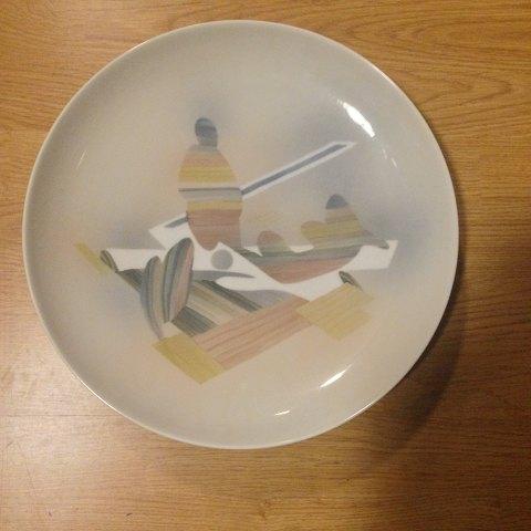 ロイヤルコペンハーゲン アンディCTによるユニークなウェイトプレート（1985年製）。