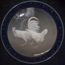 Royal Copenhagen Einzigartiger Gewichtsteller von Godfred Rode Nr. 8500 vom Februar 1903