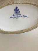 Royal Copenhagen Unika Vase med Skibsmotiv af Christian Benjamin Olsen