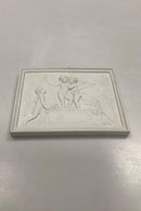 Royal Copenhagne Bisquit Cupid and the young Bacchus stomping grapes (Harvest)"